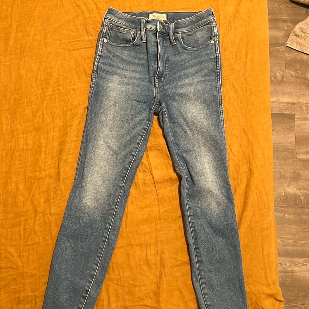 Madewell high rise skinny cropped pant